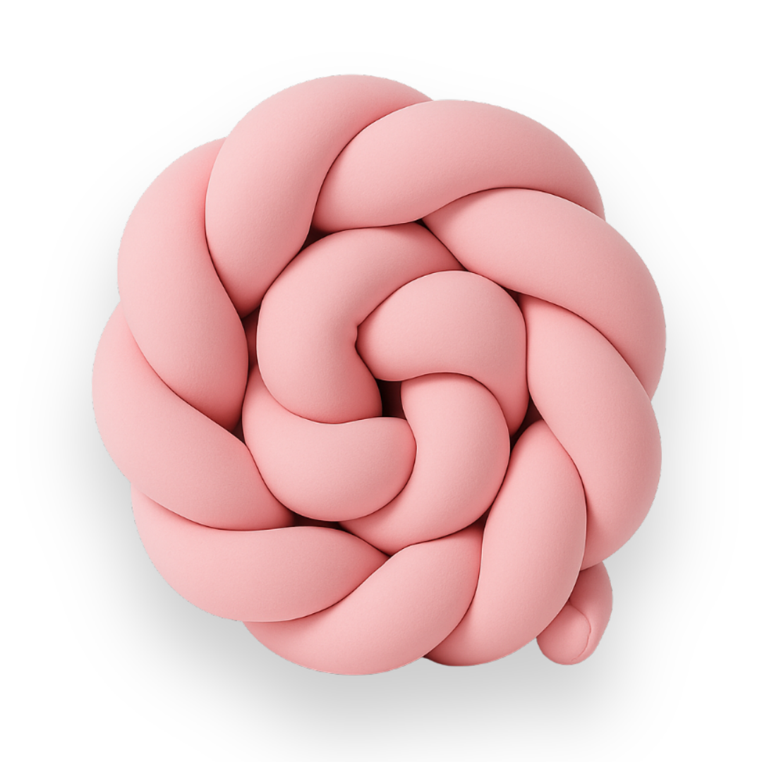 Rose Pink Braided Bumper