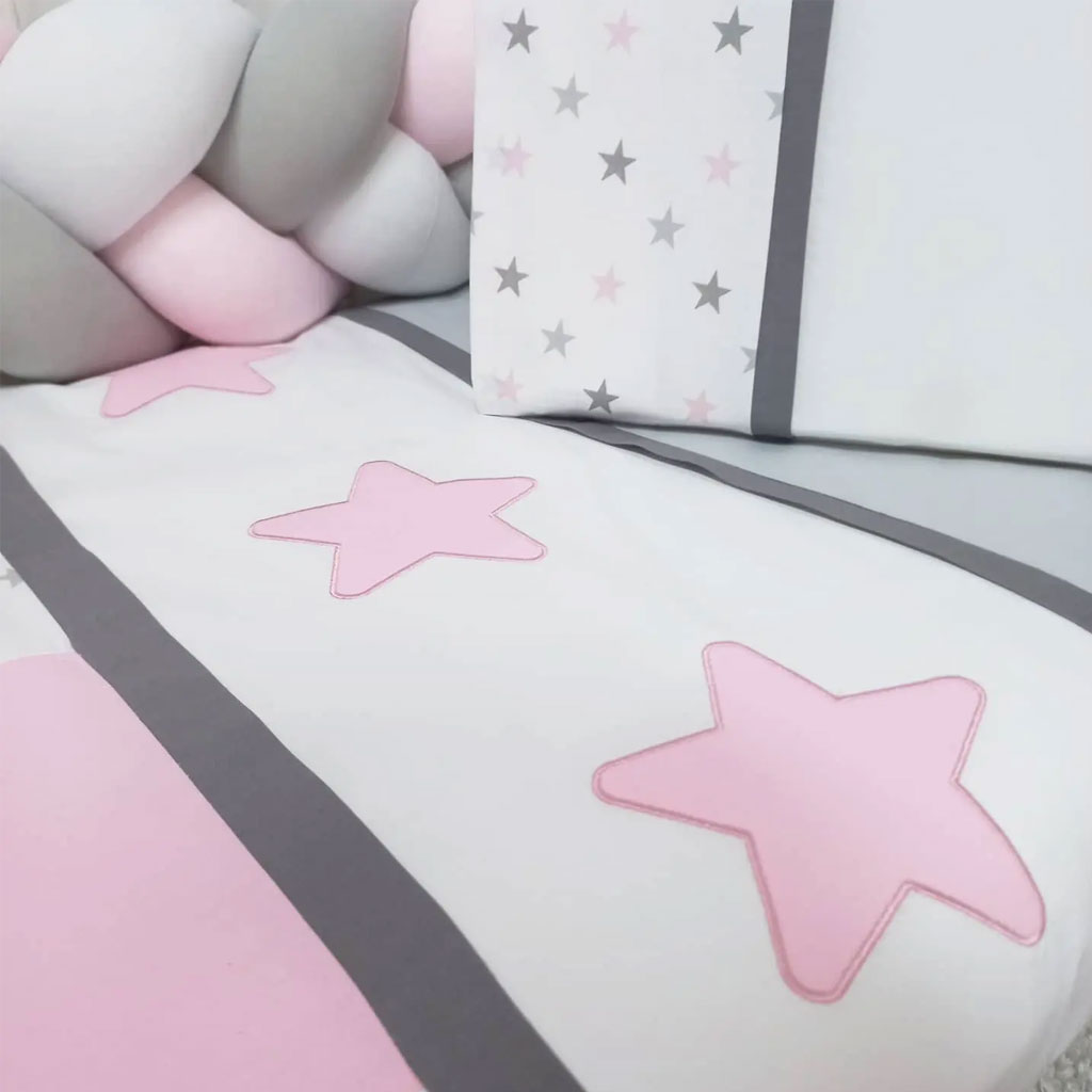 Pink Star Linen Set - Image 2
