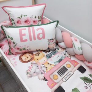 Girls on Safari Linen Set